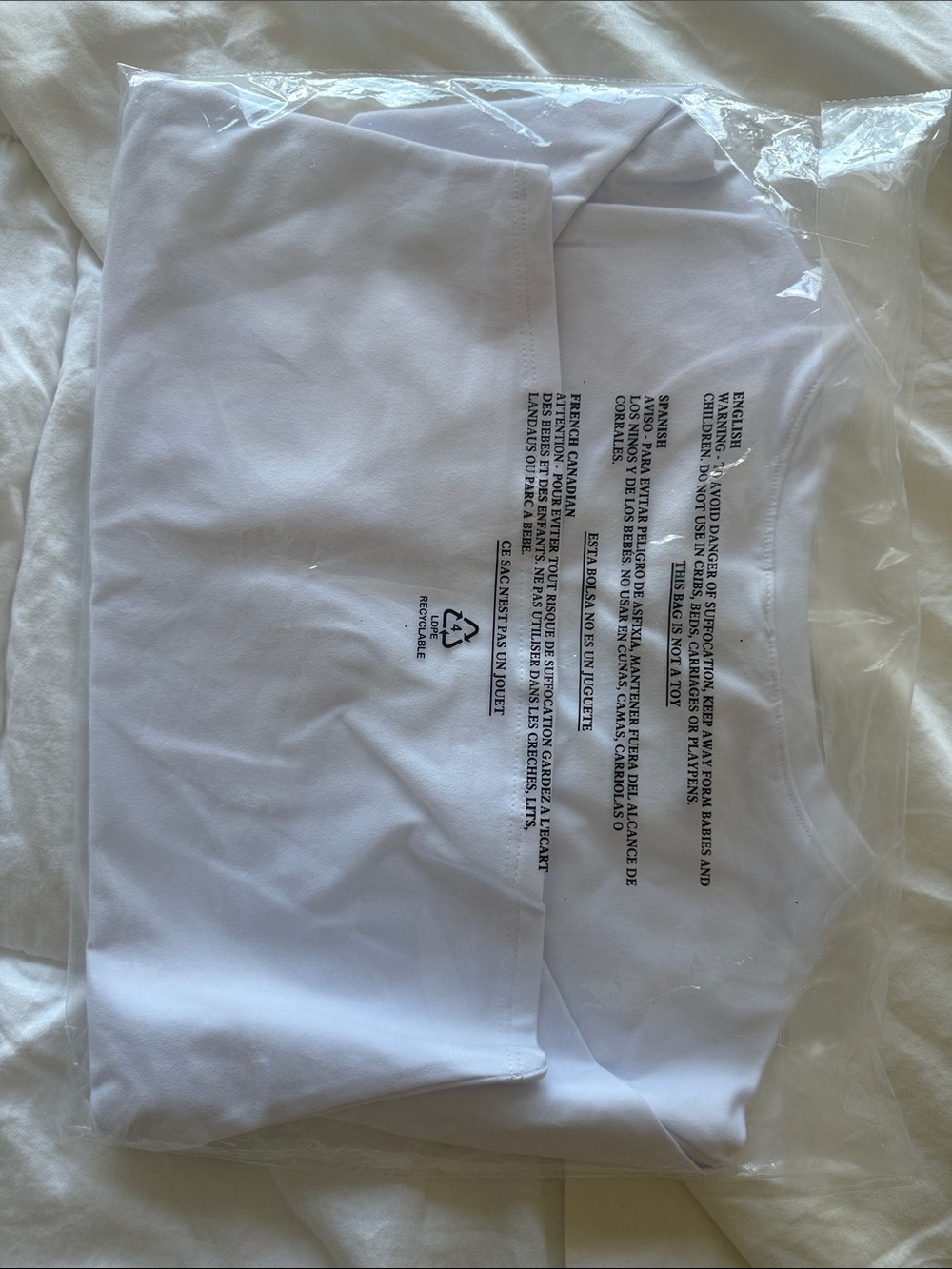 ALO Yoga White Crop Finesse Short Sleeve Tee - Picture 5 of 5